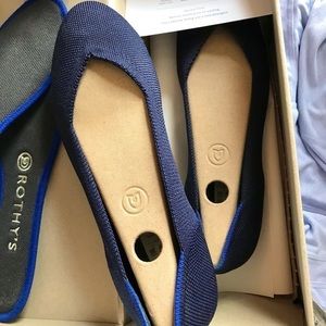 Rothy’s The Flat 7.5 Navy Solid